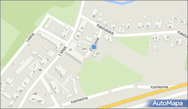 Myślibórz, Zaciszna, 2, mapa Myślibórz