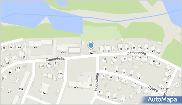 Myszków, Zamenhofa Ludwika, dr., 31, mapa Myszków