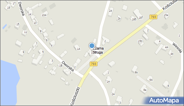 Myszków, Żarecka, 1, mapa Myszków