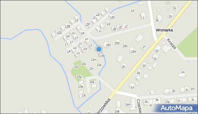 Niepołomice, Zabierzowska, 23n, mapa Niepołomice