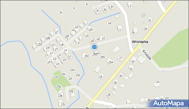 Niepołomice, Zabierzowska, 25D, mapa Niepołomice