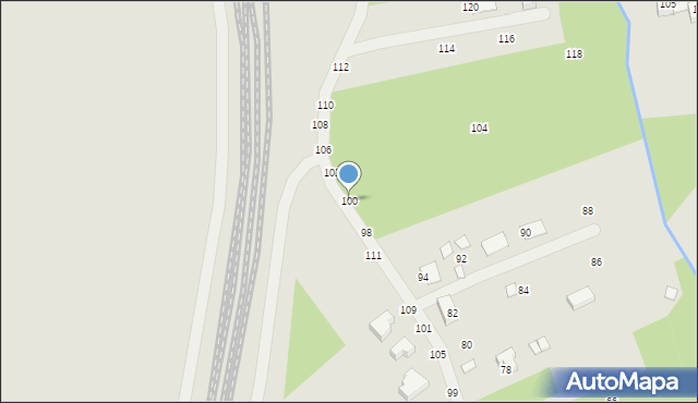 Nowa Dęba, Zarzecze, 100, mapa Nowa Dęba