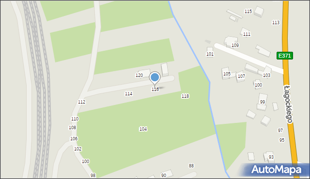 Nowa Dęba, Zarzecze, 116, mapa Nowa Dęba