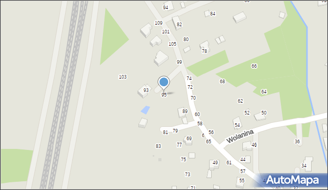 Nowa Dęba, Zarzecze, 95, mapa Nowa Dęba