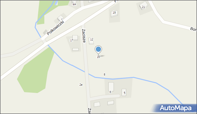 Nowa Kopernia, Zacisze, 10, mapa Nowa Kopernia