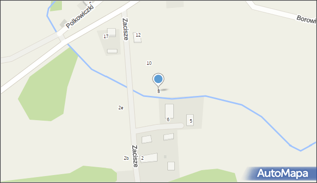 Nowa Kopernia, Zacisze, 8, mapa Nowa Kopernia