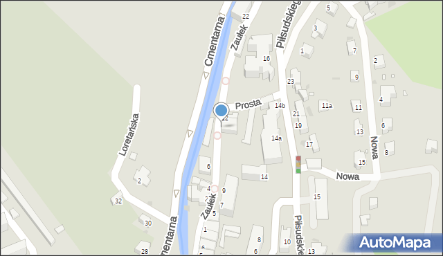 Nowa Ruda, Zaułek, 11, mapa Nowa Ruda