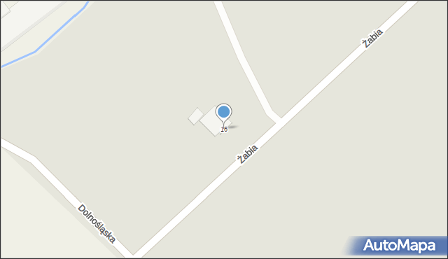 Nowa Sól, Żabia, 16, mapa Nowa Sól