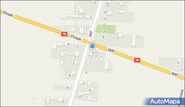 Nowa Wieś, Zawadzkiego Aleksandra, gen., 3, mapa Nowa Wieś