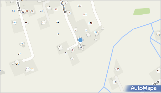 Nowe Dwory, Zatorska, 1, mapa Nowe Dwory