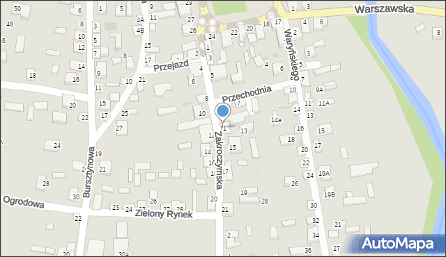 Nowe Miasto, Zakroczymska, 11, mapa Nowe Miasto