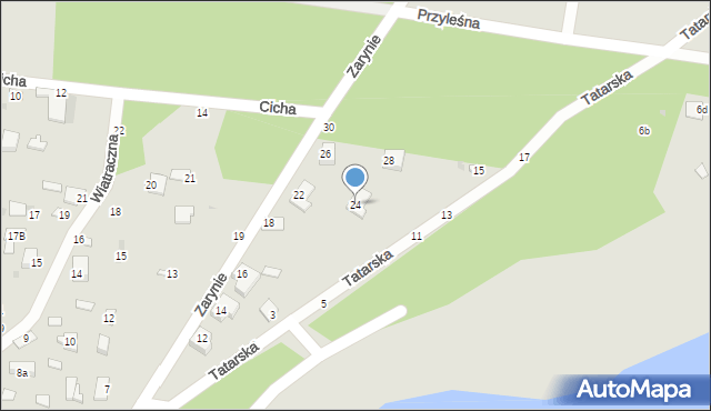 Nowe Miasto, Zarynie, 24, mapa Nowe Miasto