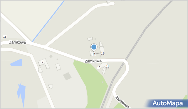 Nowogard, Zamkowa, 13, mapa Nowogard
