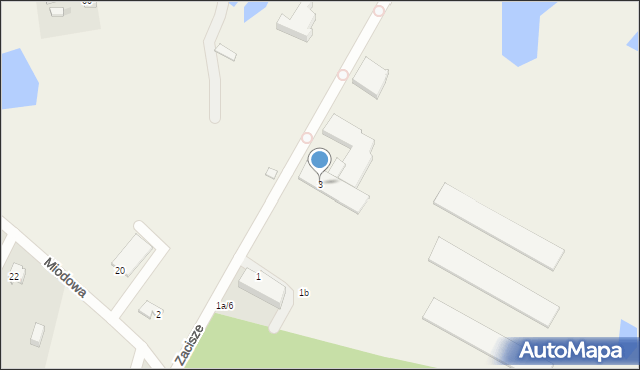 Nowy Klincz, Zacisze, 3, mapa Nowy Klincz