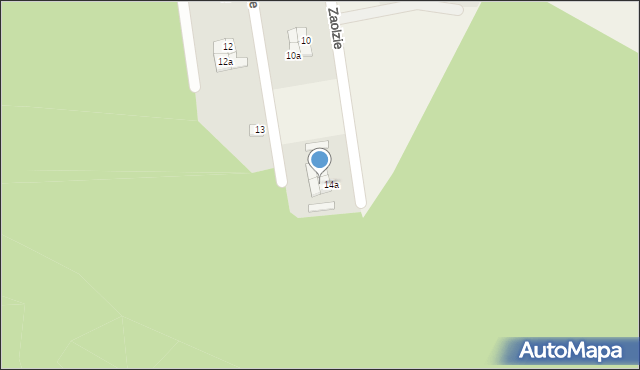 Nurzec-Stacja, Zaolzie, 14b, mapa Nurzec-Stacja