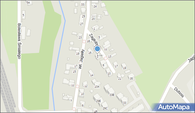 Nysa, Zagłoby Jana Onufrego, 2, mapa Nysy