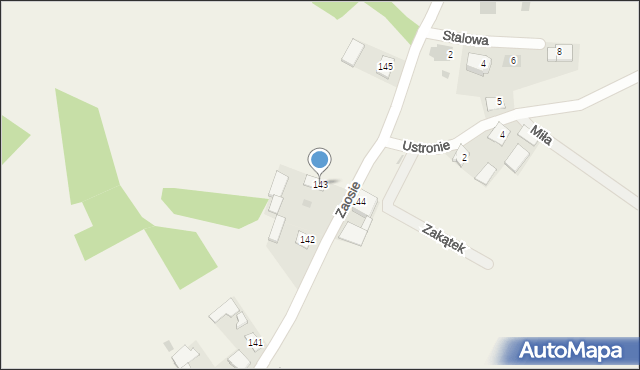 Obojna, Zaosie, 25, mapa Obojna