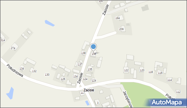 Obojna, Zaosie, 4, mapa Obojna