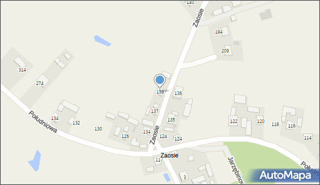 Obojna, Zaosie, 5, mapa Obojna