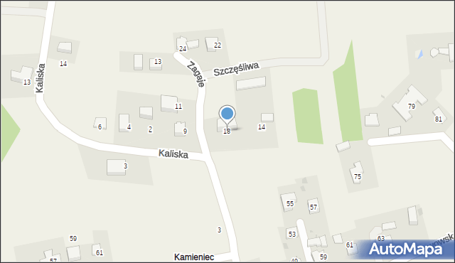 Ochojno, Zagaje, 18, mapa Ochojno