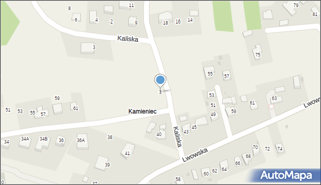 Ochojno, Zagaje, 3, mapa Ochojno