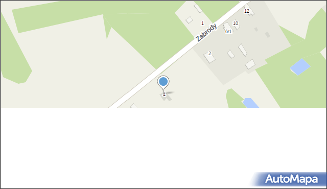 Olchówka, Zabrody, 4, mapa Olchówka