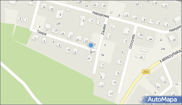 Olimpin, Zaspa, 16, mapa Olimpin