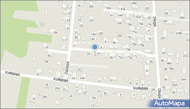 Olkusz, Zacisze, 2, mapa Olkusz