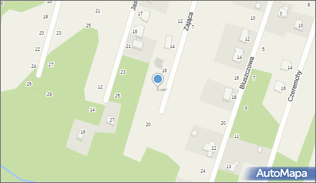 Osowiec, Zająca, 18, mapa Osowiec