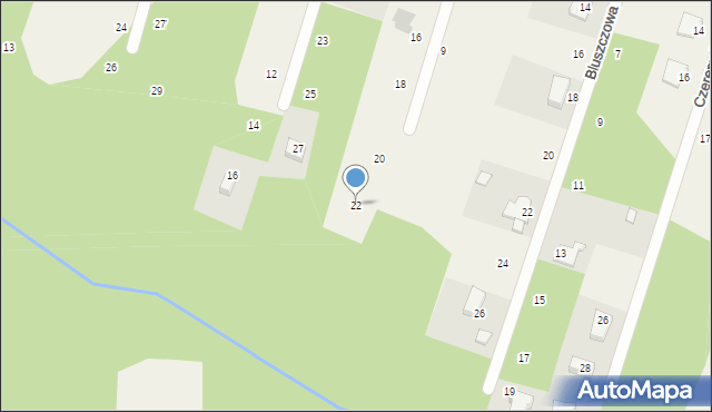 Osowiec, Zająca, 22, mapa Osowiec