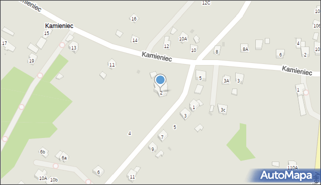 Oświęcim, Zajazdowa, 2, mapa Oświęcimia