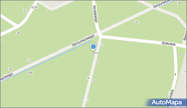 Otwock, Zaściankowa, 2, mapa Otwock