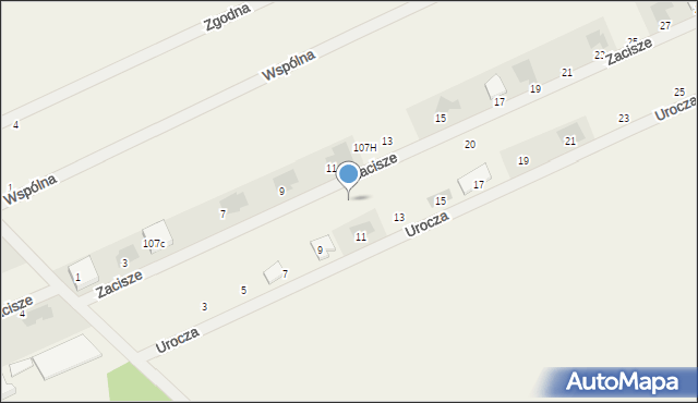 Otwock Mały, Zacisze, 14, mapa Otwock Mały