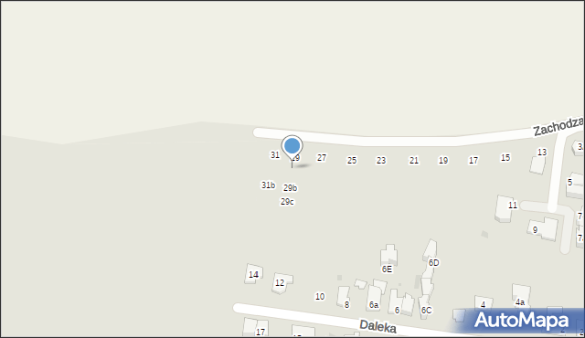 Ożarów Mazowiecki, Zachodzącego Słońca, 29a, mapa Ożarów Mazowiecki