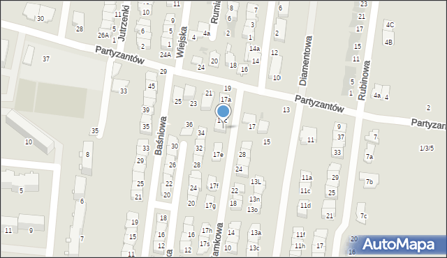 Ożarów Mazowiecki, Zamkowa, 13, mapa Ożarów Mazowiecki