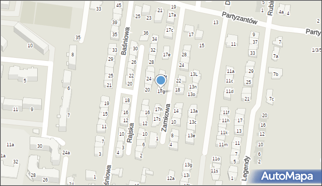 Ożarów Mazowiecki, Zamkowa, 7, mapa Ożarów Mazowiecki