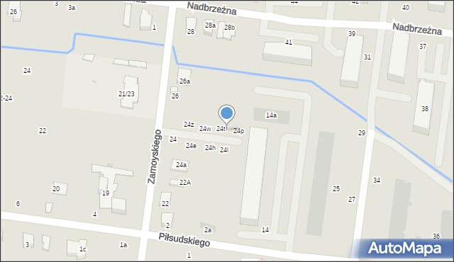 Ożarów Mazowiecki, Zamoyskiego Jana, hetm., 24s, mapa Ożarów Mazowiecki