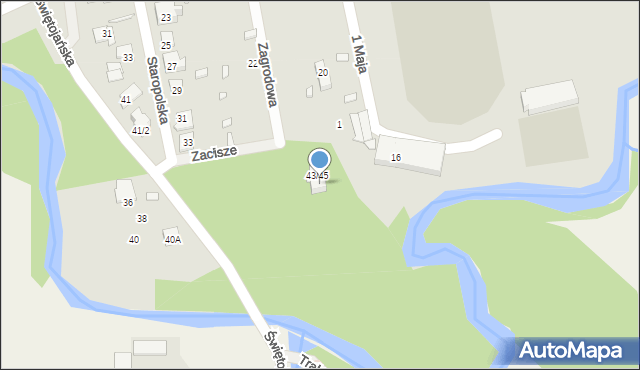 Piaseczno, Zacisze, 15, mapa Piaseczno