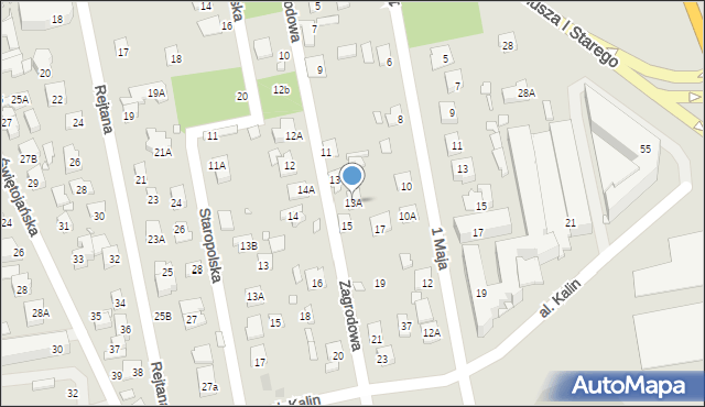 Piaseczno, Zagrodowa, 13A, mapa Piaseczno