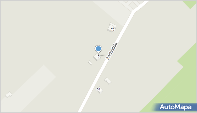 Pińczów, Zachodnia, 5, mapa Pińczów