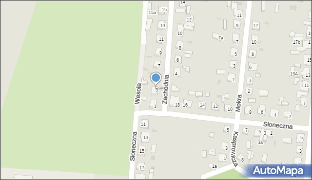 Piotrków Kujawski, Zachodnia, 3, mapa Piotrków Kujawski