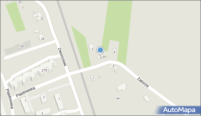 Piotrków Kujawski, Zatorze, 1, mapa Piotrków Kujawski