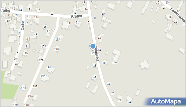 Piotrków Trybunalski, Zalesicka, 11, mapa Piotrków Trybunalski
