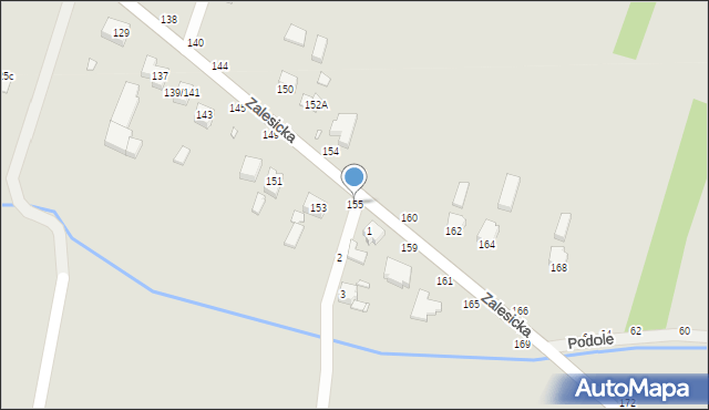 Piotrków Trybunalski, Zalesicka, 155, mapa Piotrków Trybunalski