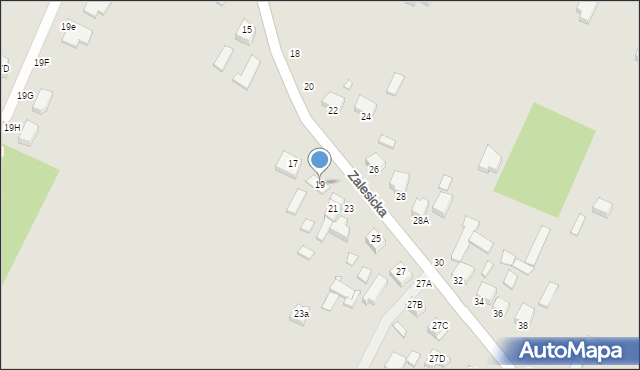 Piotrków Trybunalski, Zalesicka, 19, mapa Piotrków Trybunalski