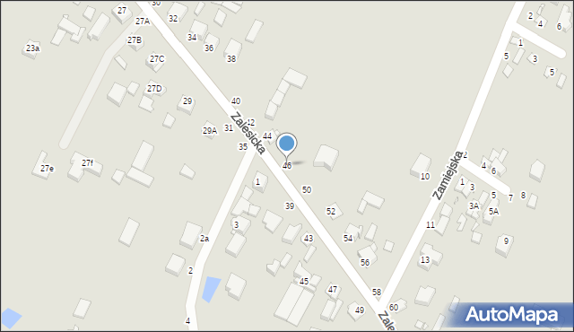 Piotrków Trybunalski, Zalesicka, 46, mapa Piotrków Trybunalski