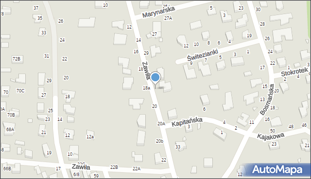 Piotrków Trybunalski, Zawiła, 29C, mapa Piotrków Trybunalski