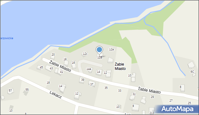 Pisarzowice, Żabie Miasto, 12B, mapa Pisarzowice