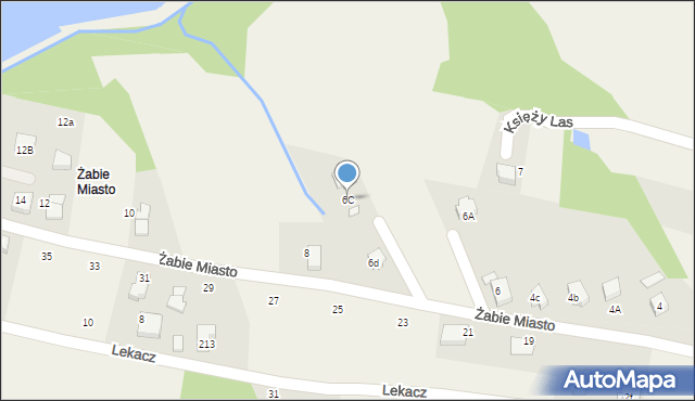 Pisarzowice, Żabie Miasto, 6C, mapa Pisarzowice