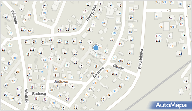 Płock, Zaułek, 1, mapa Płock